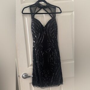 Black dress size S super cute
